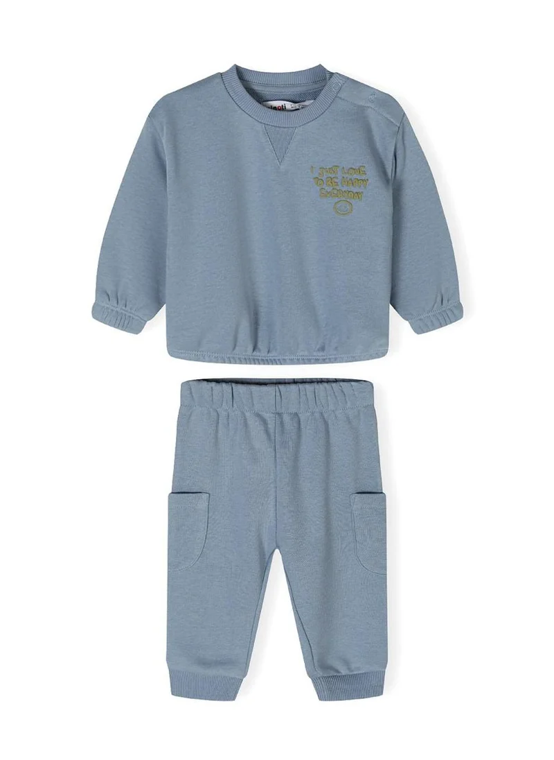 مينوتي طقم مكون من قطعتين: بلوزة بأكمام طويلة وسروال أطفال